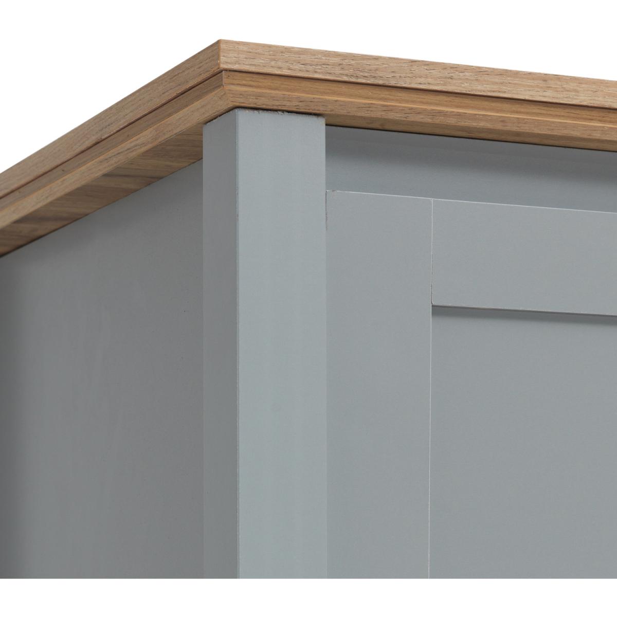 Eaton 2 Door Wardrobe - Grey – image 6