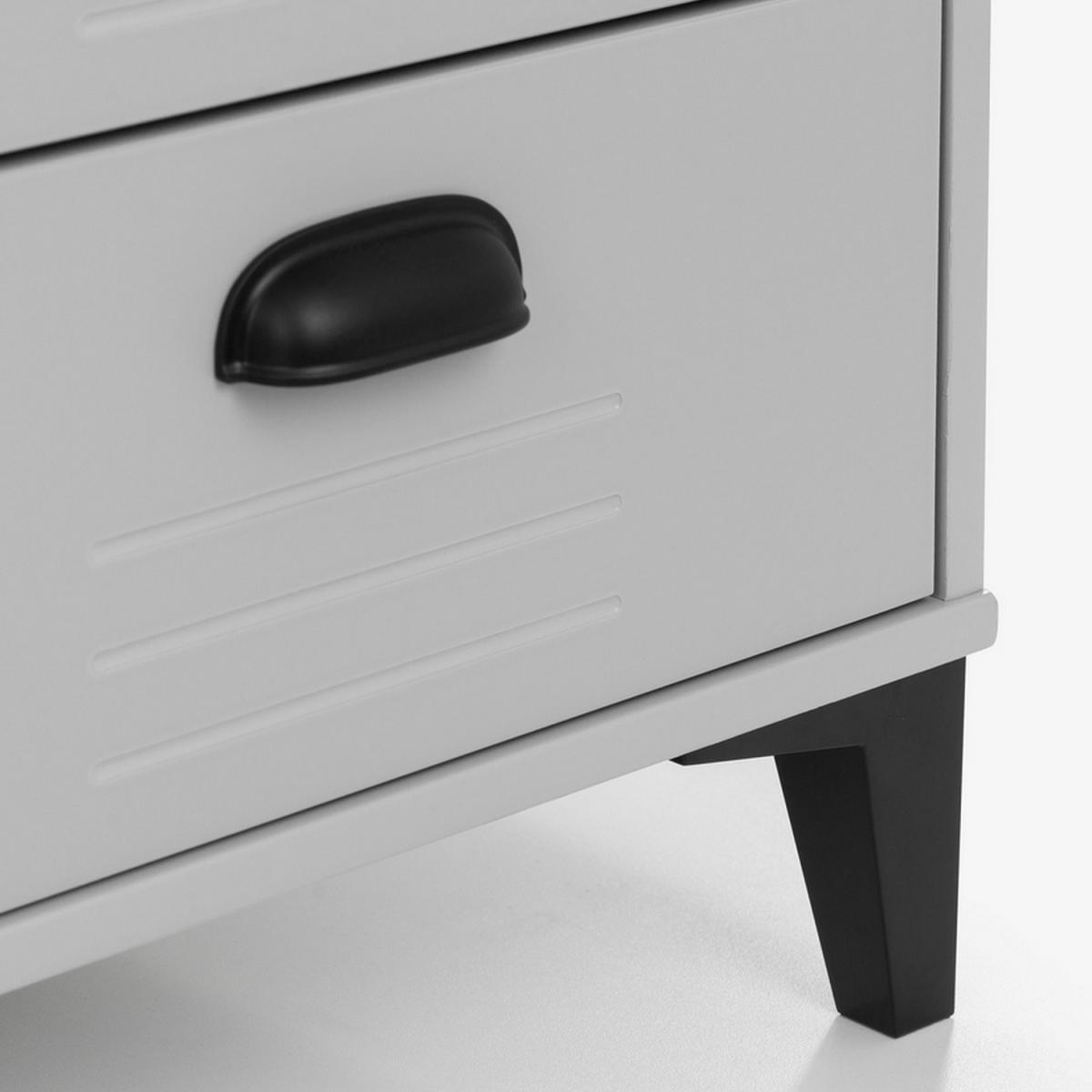 Lakers Locker 2 Door 2 Drawer Wardrobe - Grey – image 7