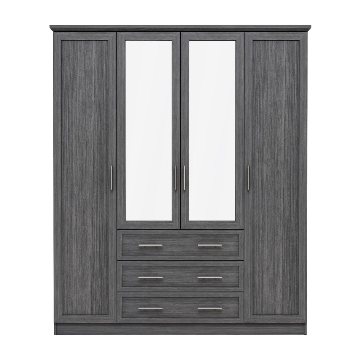 Camberly 4 Door 3 Drawer Wardrobe – image 2