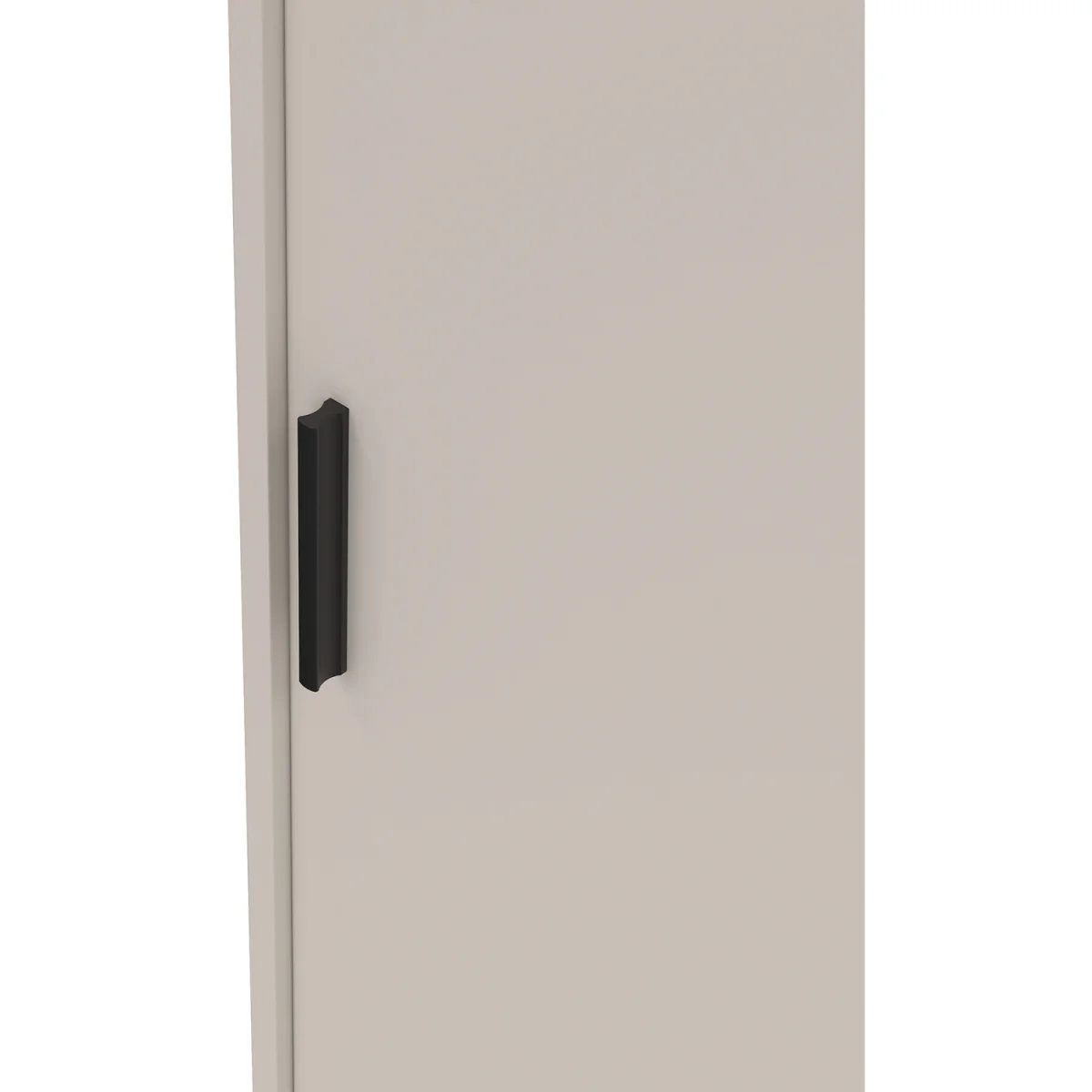 Naia Wardrobe with 2 sliding Doors 1 Door 3 Drawers in Cashmere - Cashmere – image 10