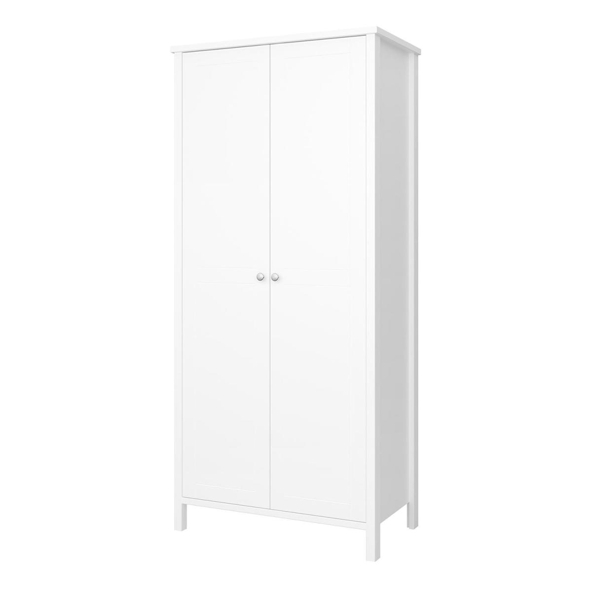 Tromso 2 Door Wardrobe - White – image 3