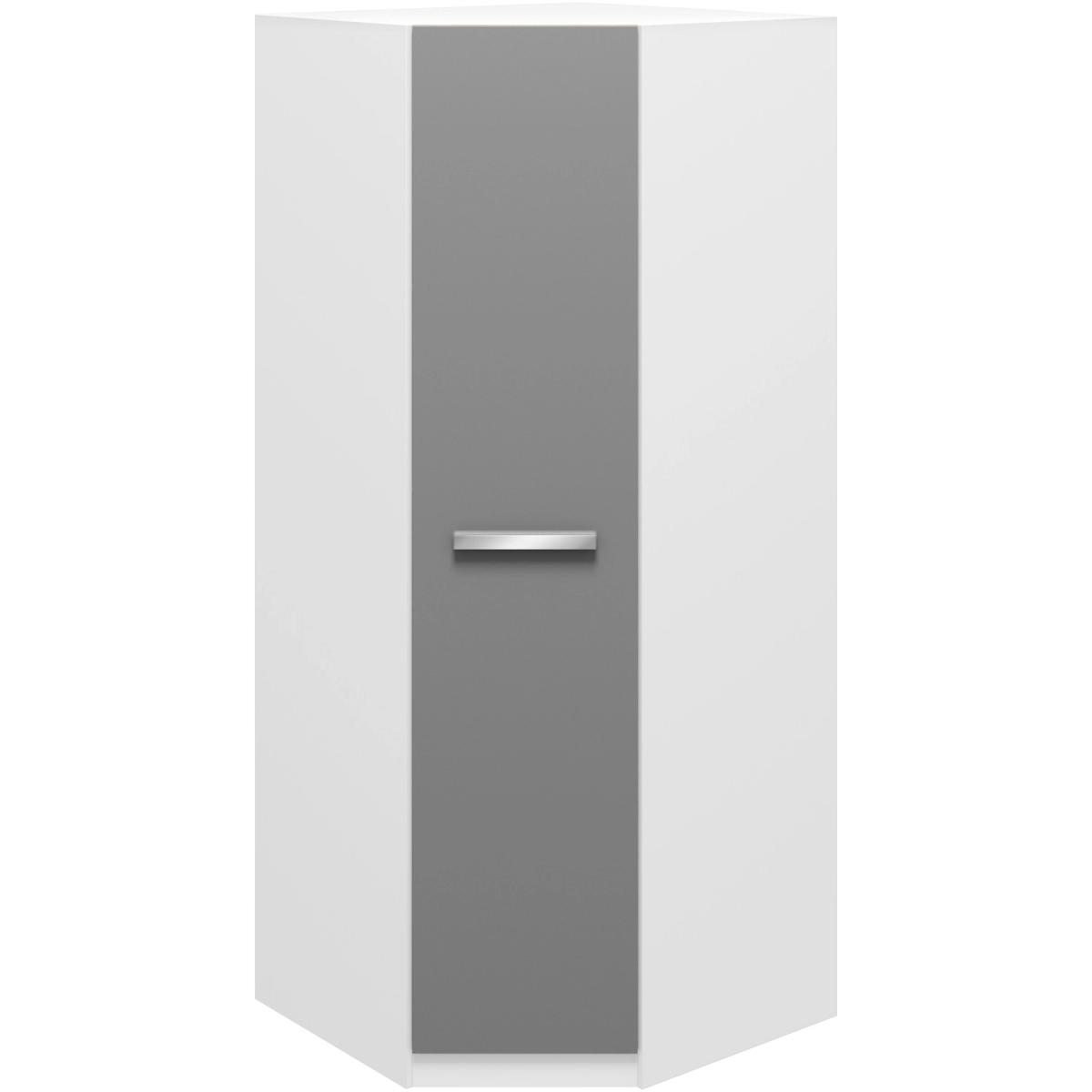 Moritz Wardrobe - Grey/Alpine White / 3 Door Wardrobe – image 6