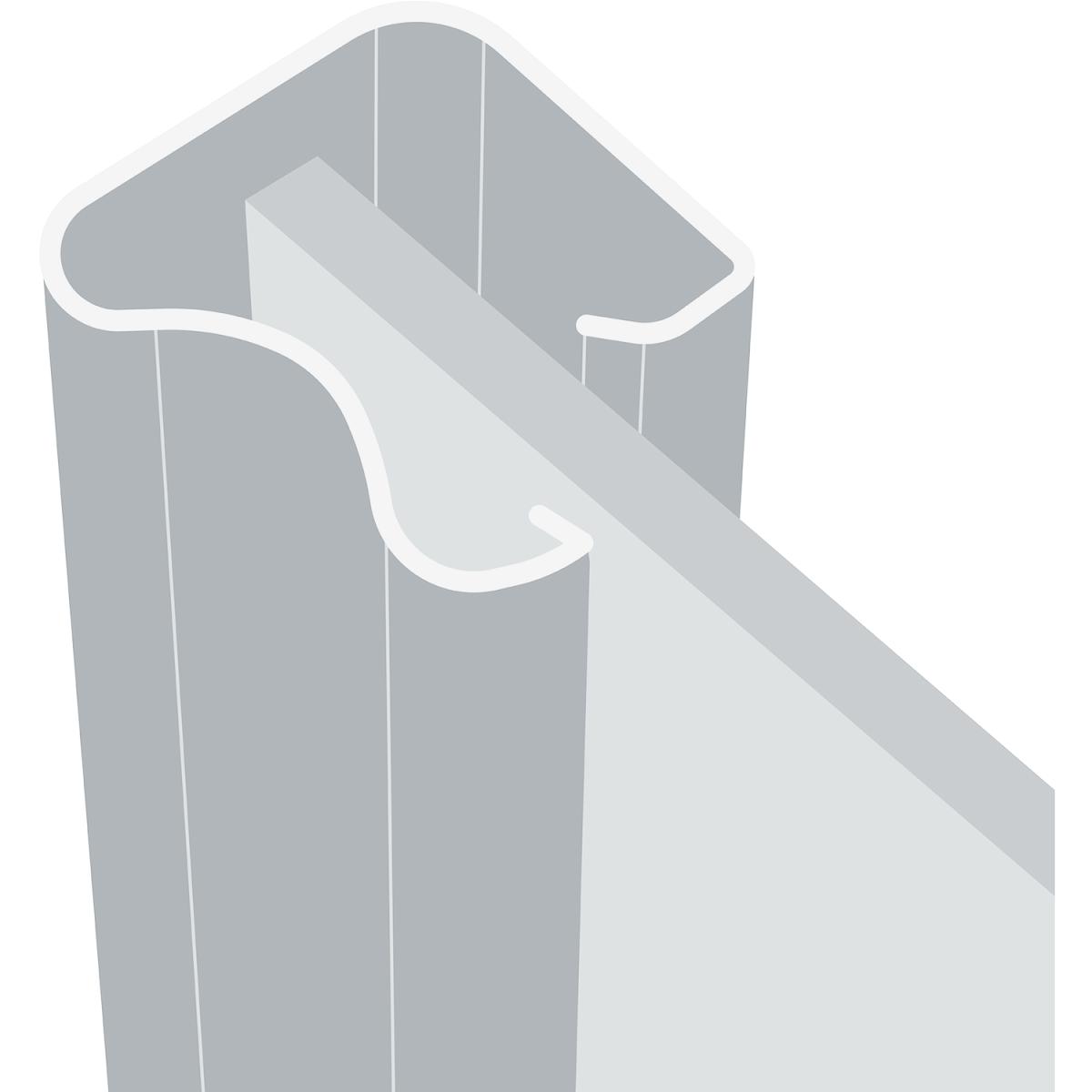 Spacepro Dove Grey & Mild Oak Classic Sliding Wardrobe Kit - Dove Grey/Walnut / 2978mm / 4 – image 6