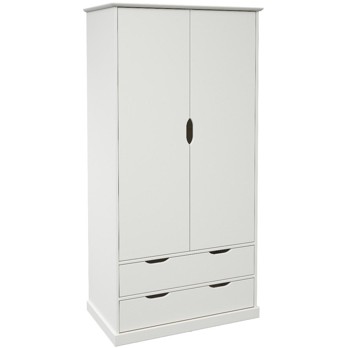 Aponi 2 Door Wardrobe - White – image 2