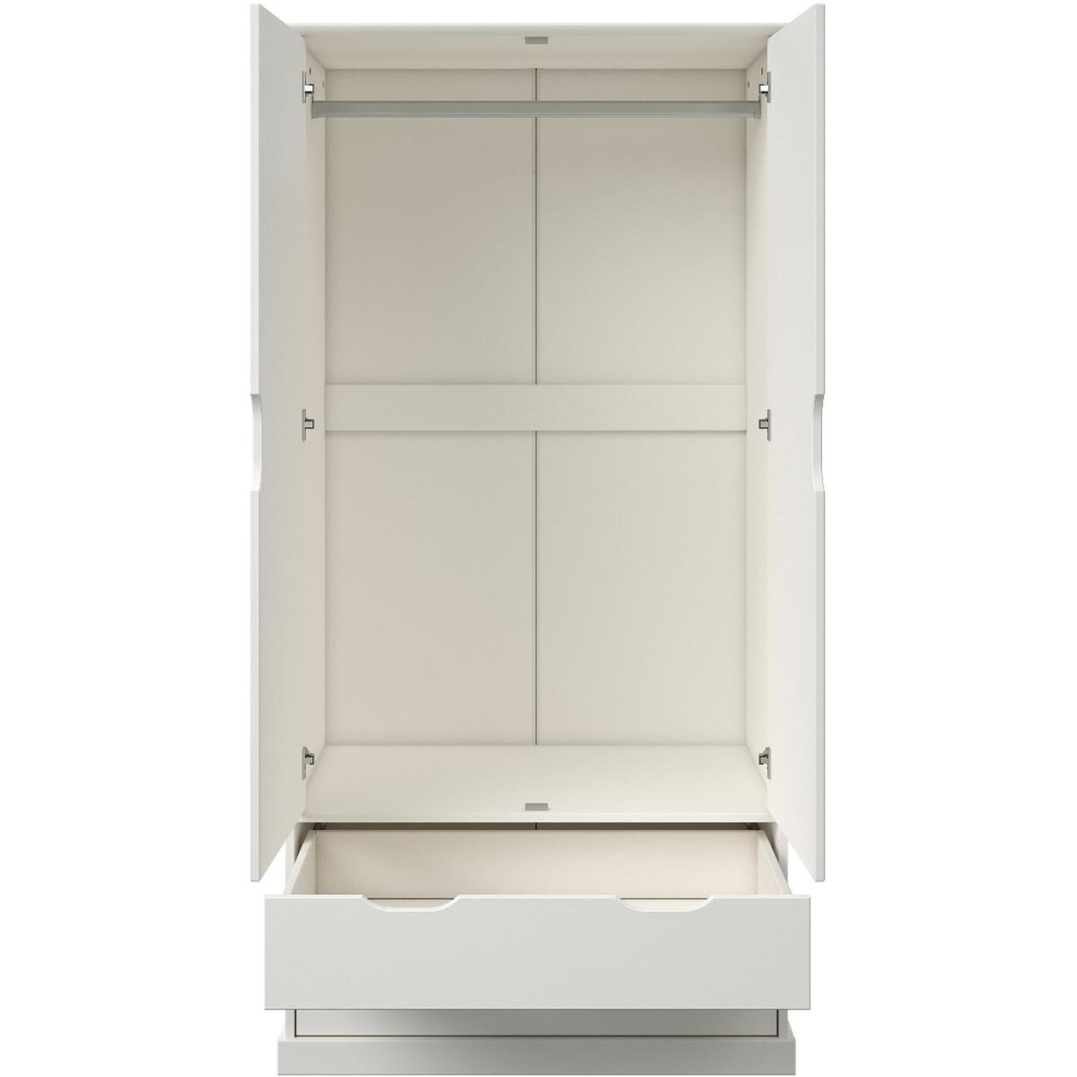 Aponi 2 Door Wardrobe - White – image 3