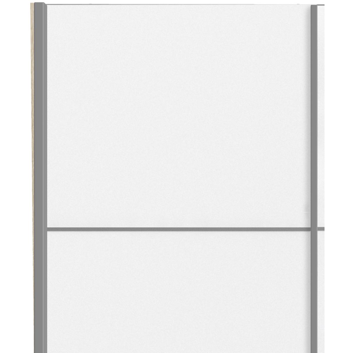 Valentino Sliding Wardrobe 120Cm In Oak With White Doors - Oak and White / 2 – image 6
