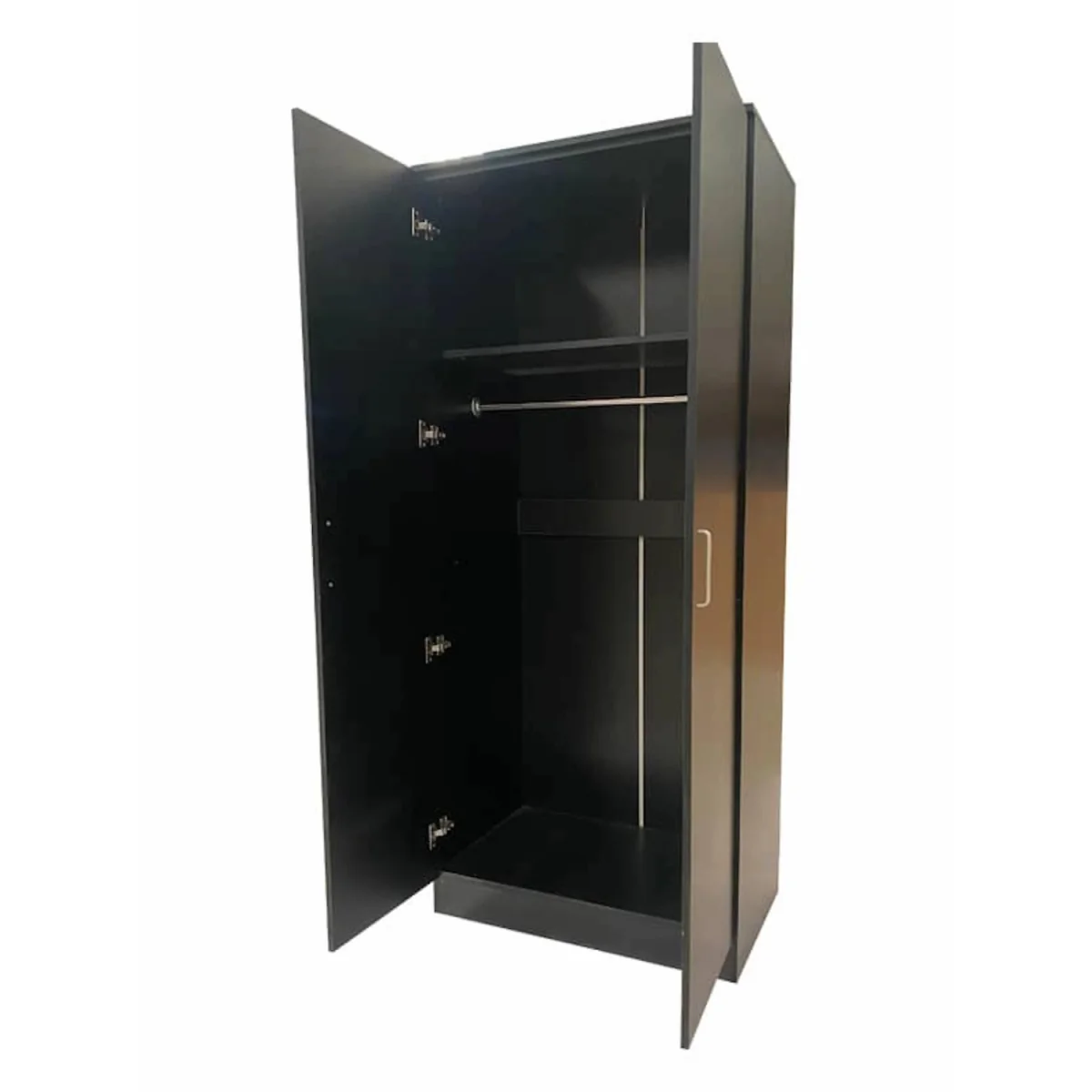 VENICE 2 Door Black 80cm Wardrobe - Black – image 2
