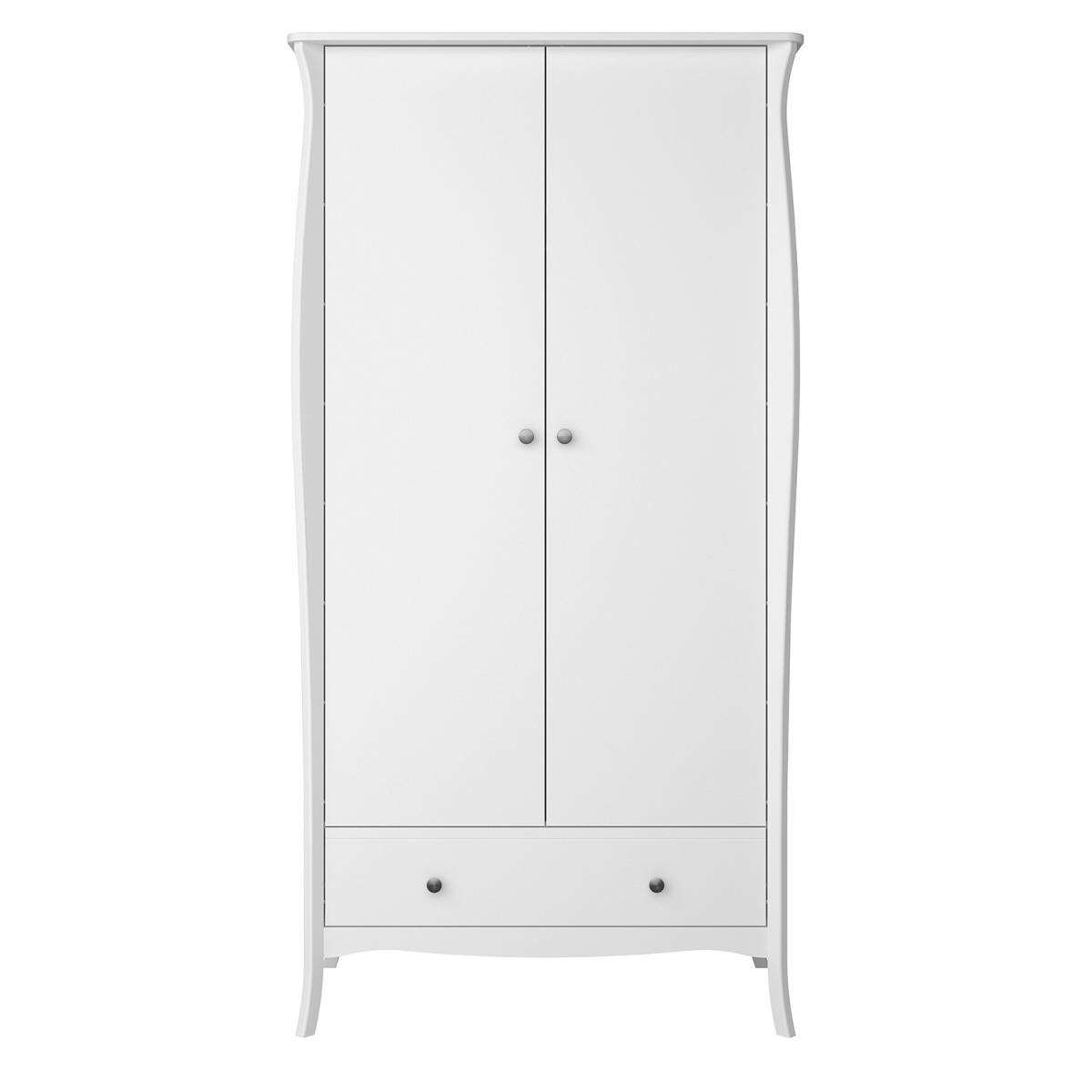Steens Baroque One Drawer Wardrobe - White – image 2