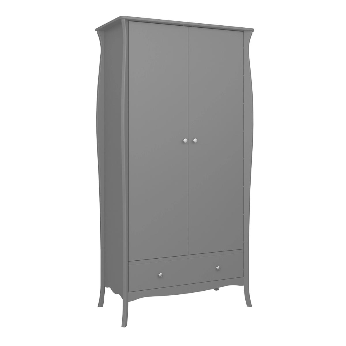 Steens Baroque One Drawer Wardrobe - White – image 10