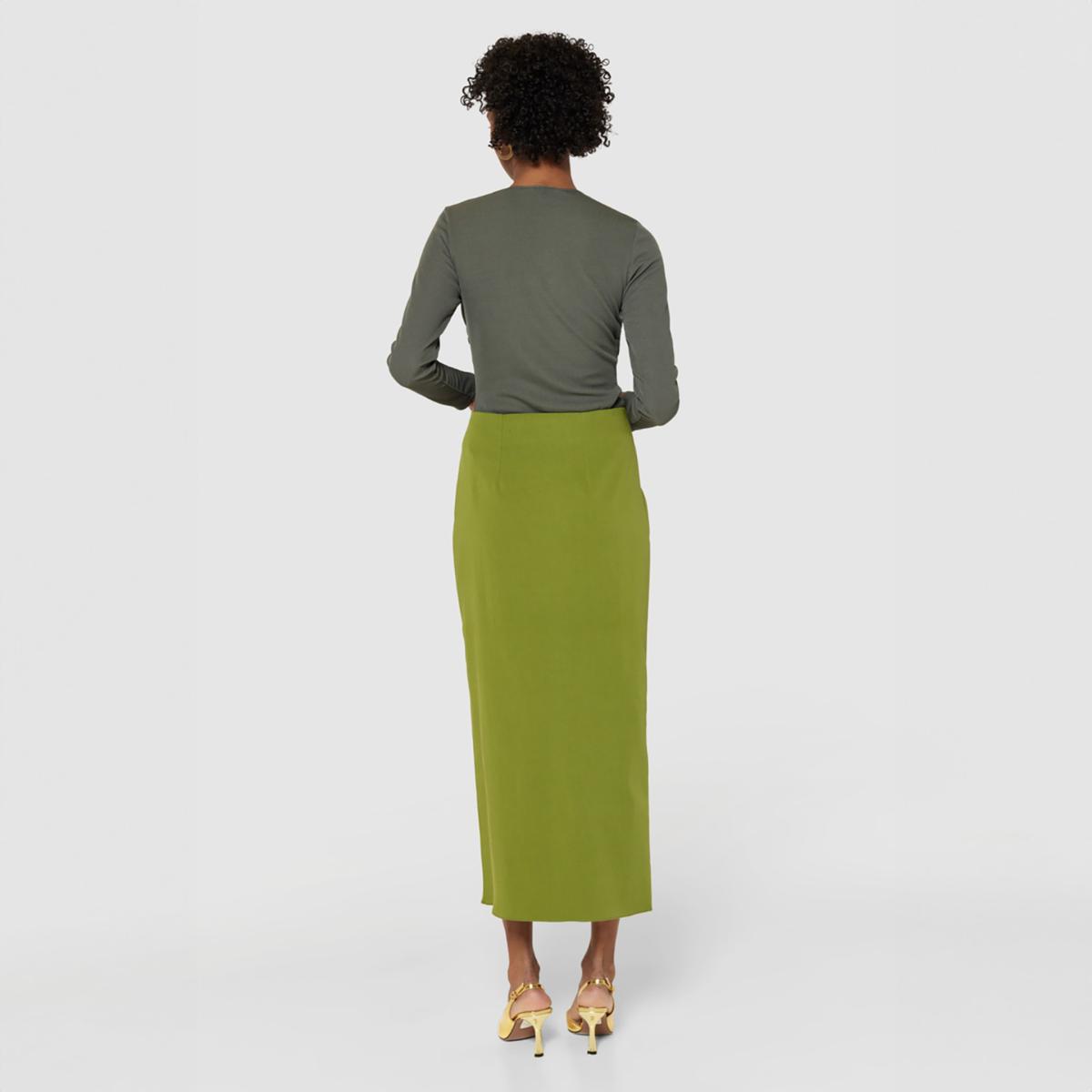 Women's Closet London Green Twist Front Top | L – image 5