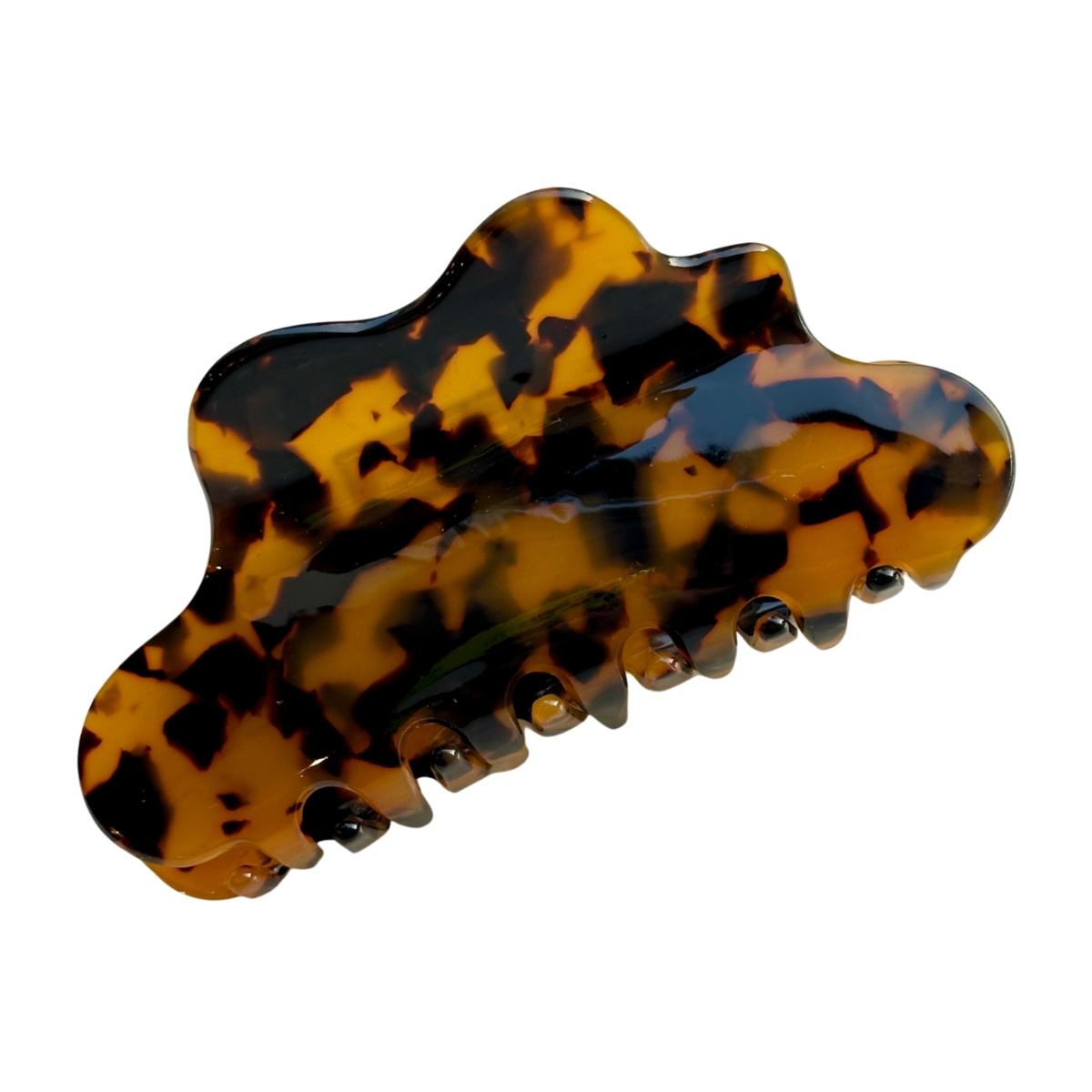 Women's Black / Brown Large Cloud Claw Clip In Tortoise | Closet Rehab – image 1