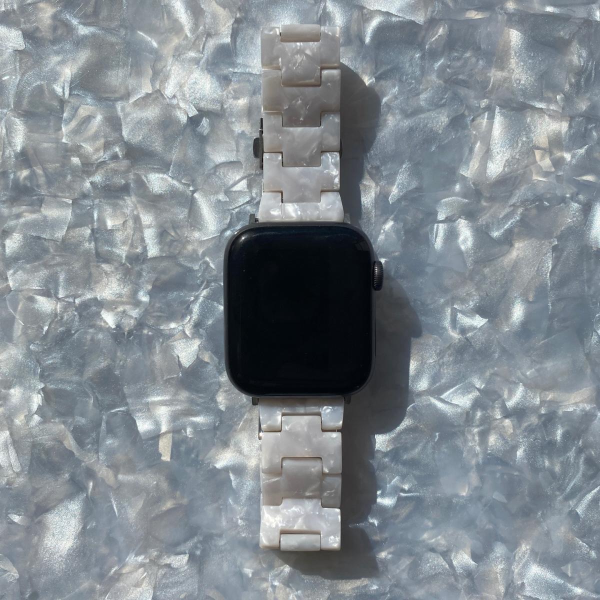 Women's Apple Watch Band In Whiteout | Large | Closet Rehab – image 6