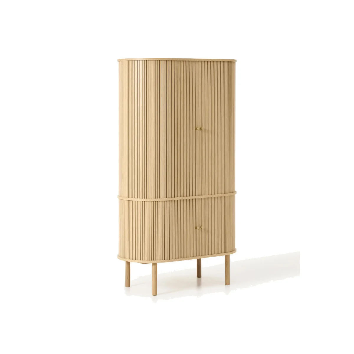 Compact Wardrobe Calary with Fluted Front – image 1