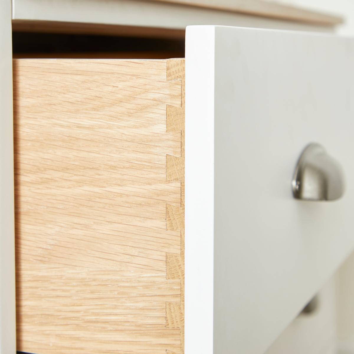 Churchgate 3 Drawer Base Unit Ivory – image 2