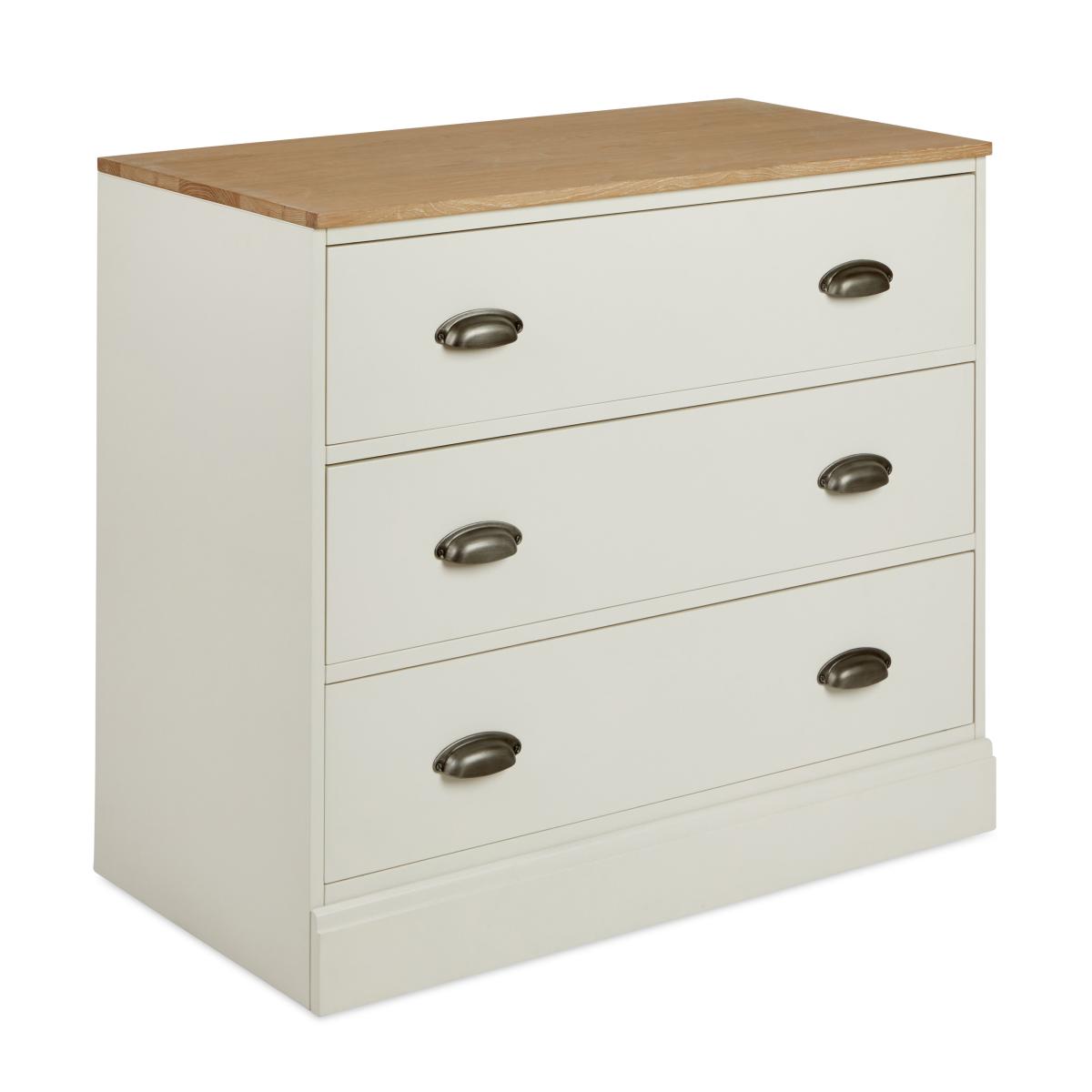 Churchgate 3 Drawer Base Unit Ivory – image 8
