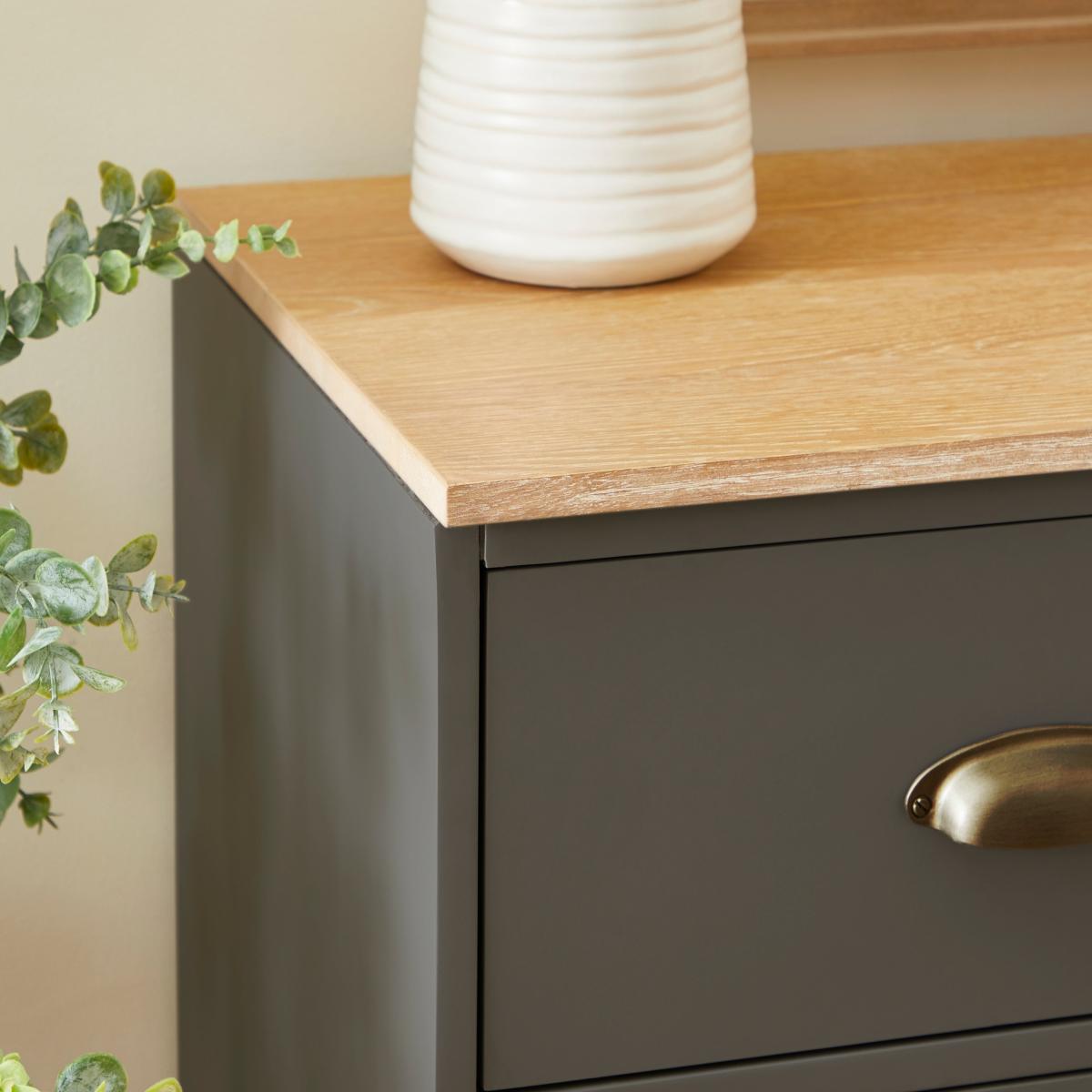 Churchgate 3 Drawer Base Unit Graphite (Grey) – image 2