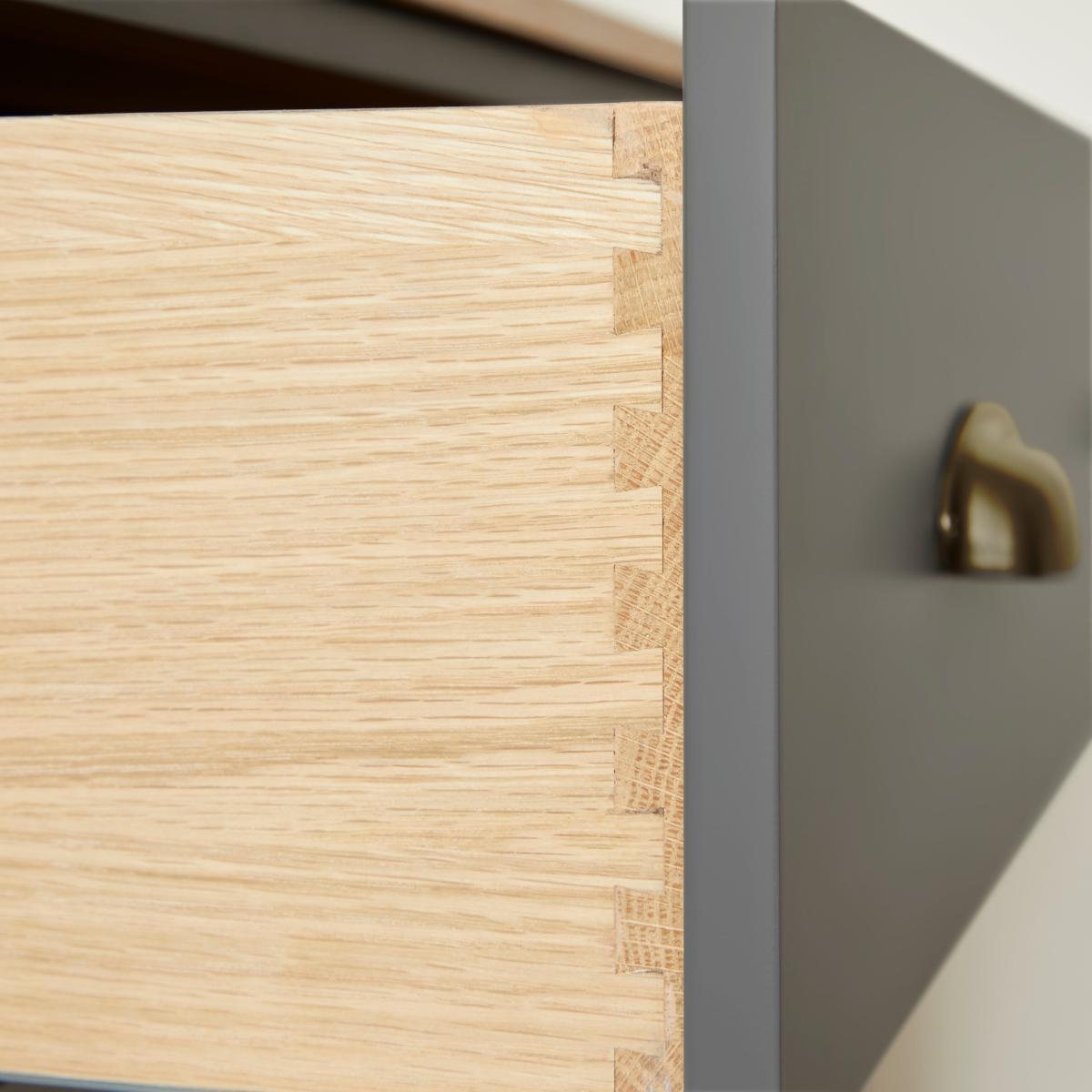 Churchgate 3 Drawer Base Unit Graphite (Grey) – image 4