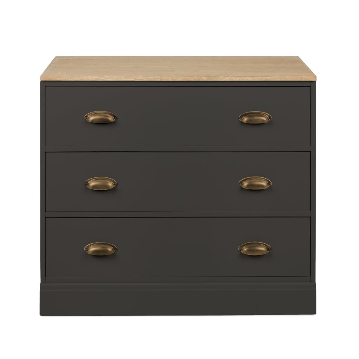 Churchgate 3 Drawer Base Unit Graphite (Grey) – image 5