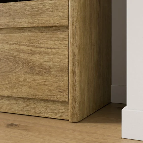 Chalbury Wide Kitchen Cabinet, Oak Effect – image 6