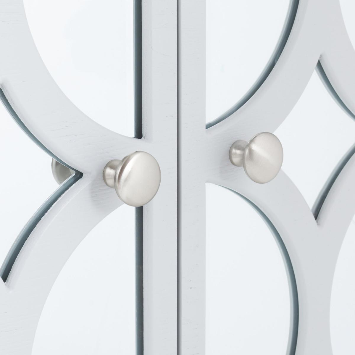 Delphi Grey Small Slim Cabinet Light Grey – image 4
