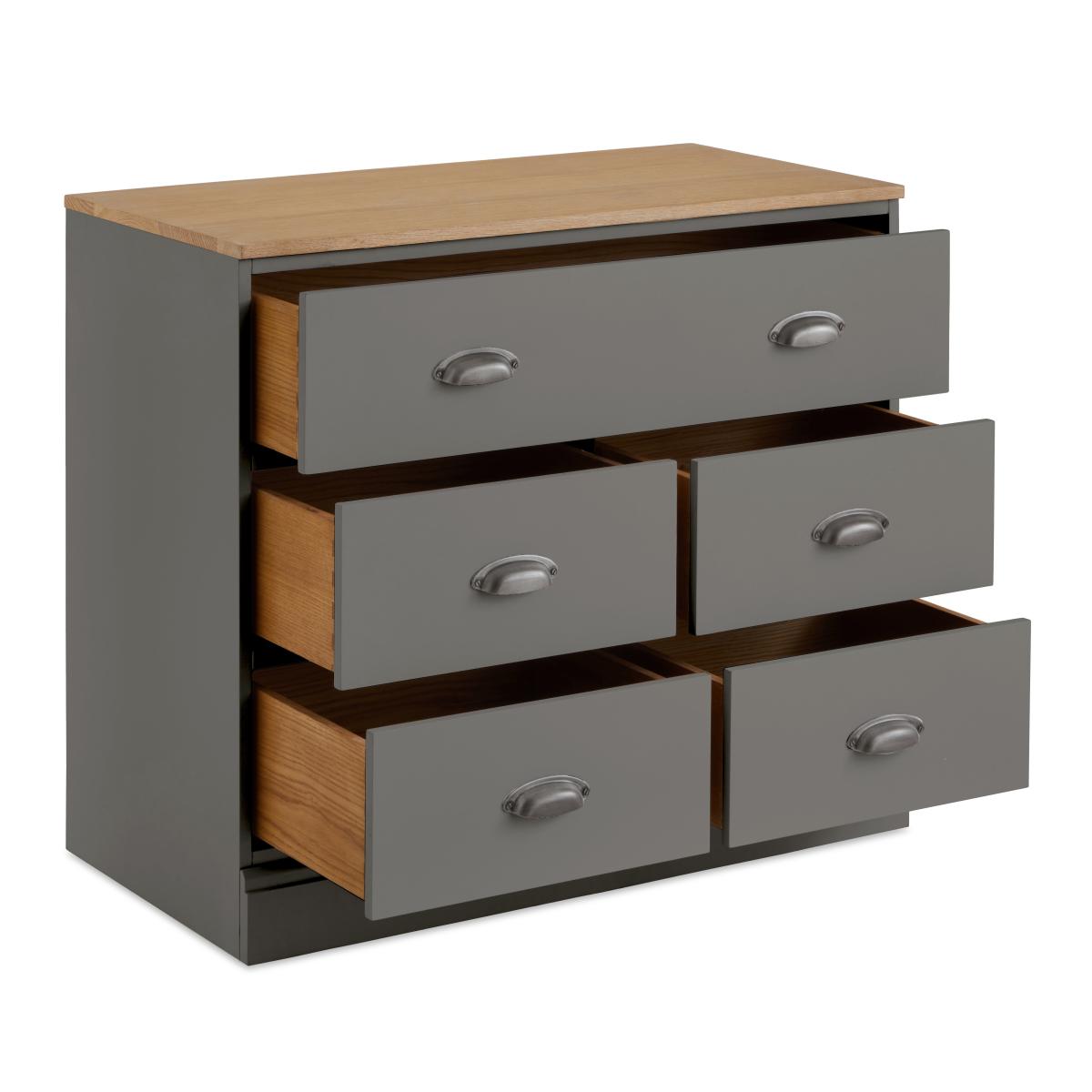 Churchgate 5 Drawer Base Unit Ivory – image 8