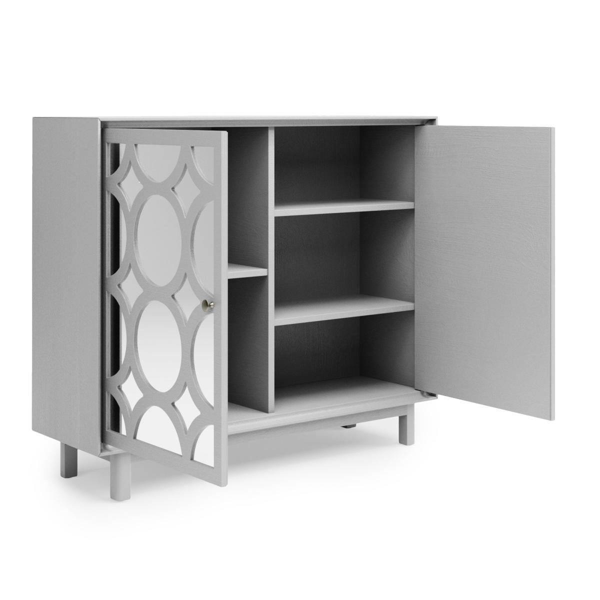 Delphi Grey Small Slim Cabinet Grey – image 5