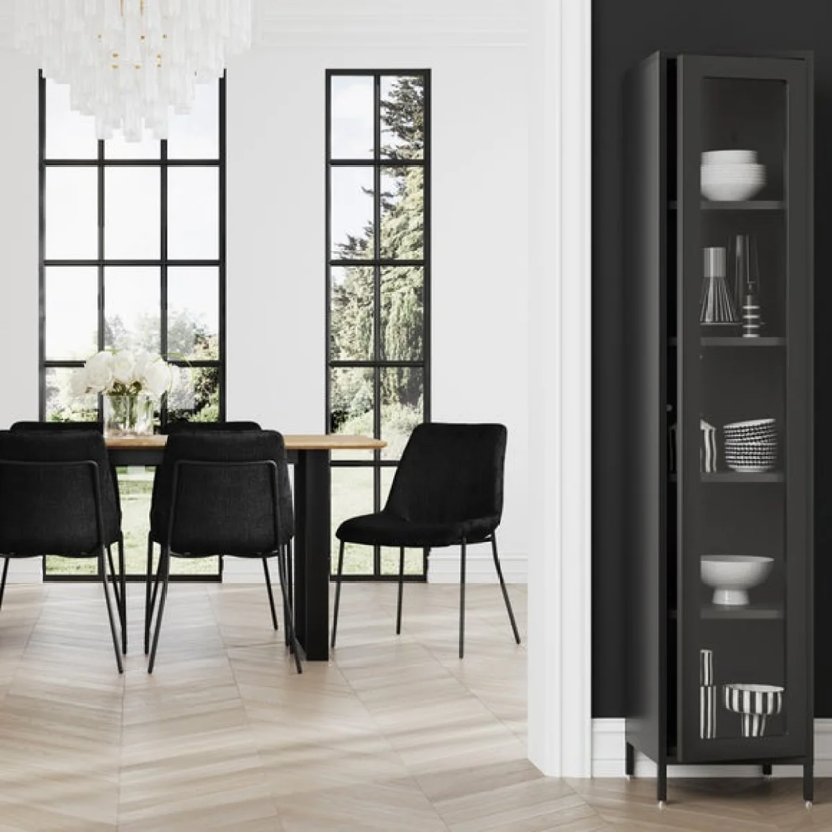 Frank 1 Door Display Cabinet – image 1