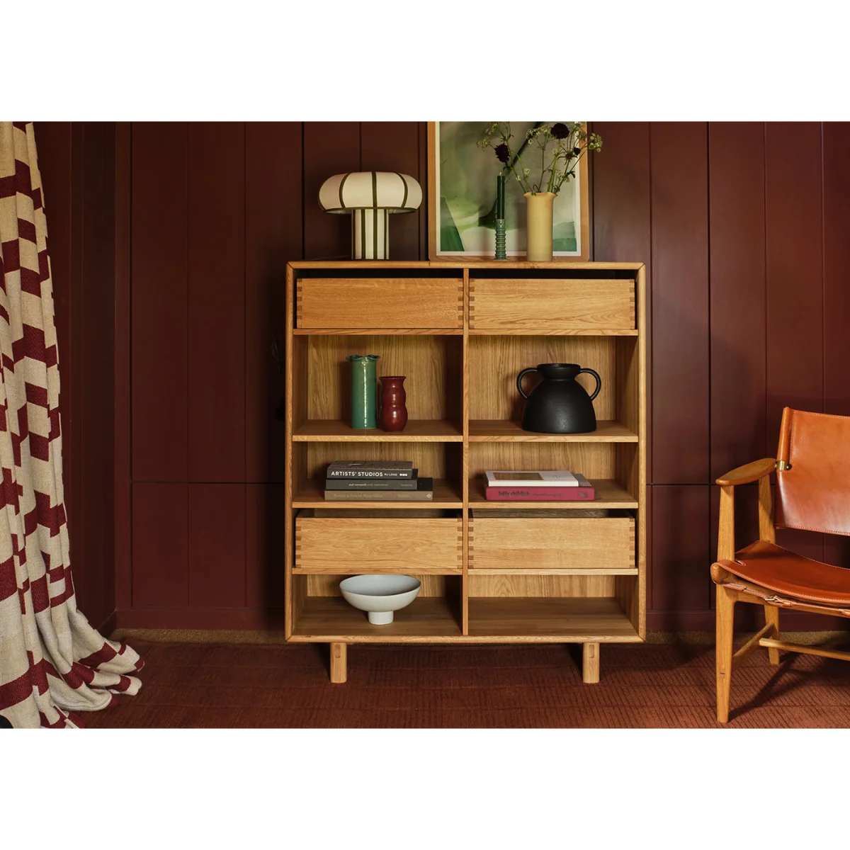 Heal's Aito Display Cabinet Oak – image 2