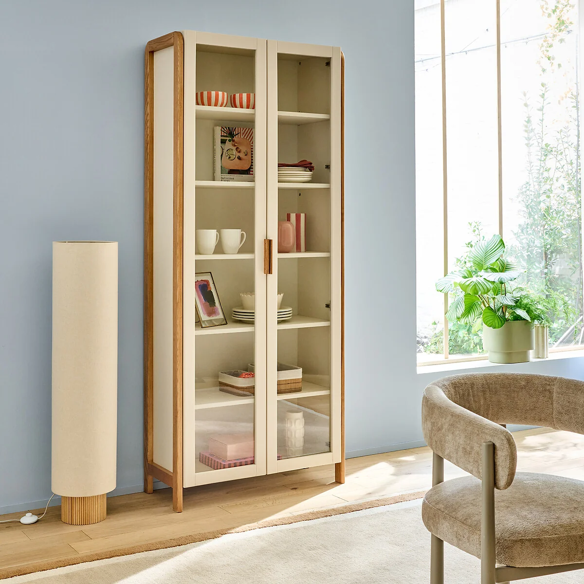 Lumeko 2-Door Bookcase/Display Cabinet, H200cm – image 2