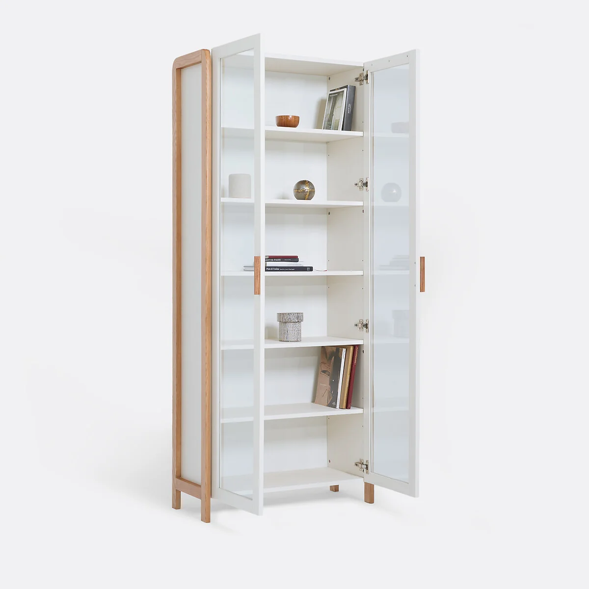 Lumeko 2-Door Bookcase/Display Cabinet, H200cm – image 4