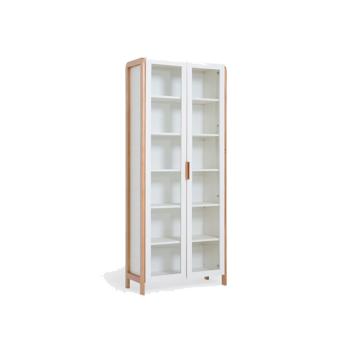Lumeko 2-Door Bookcase/Display Cabinet, H200cm – image 1
