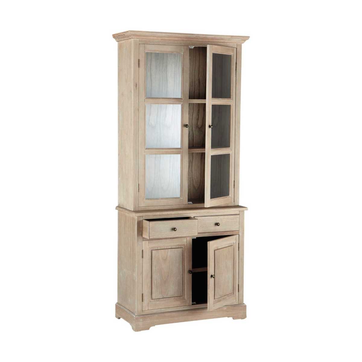 Greyed Paulownia Wood China Cabinet Cavaillon – image 2