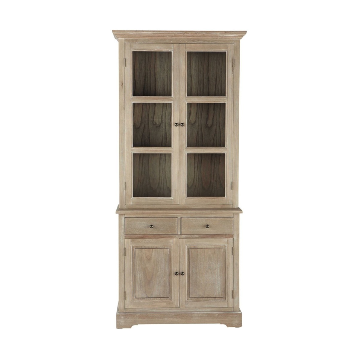 Greyed Paulownia Wood China Cabinet Cavaillon – image 1