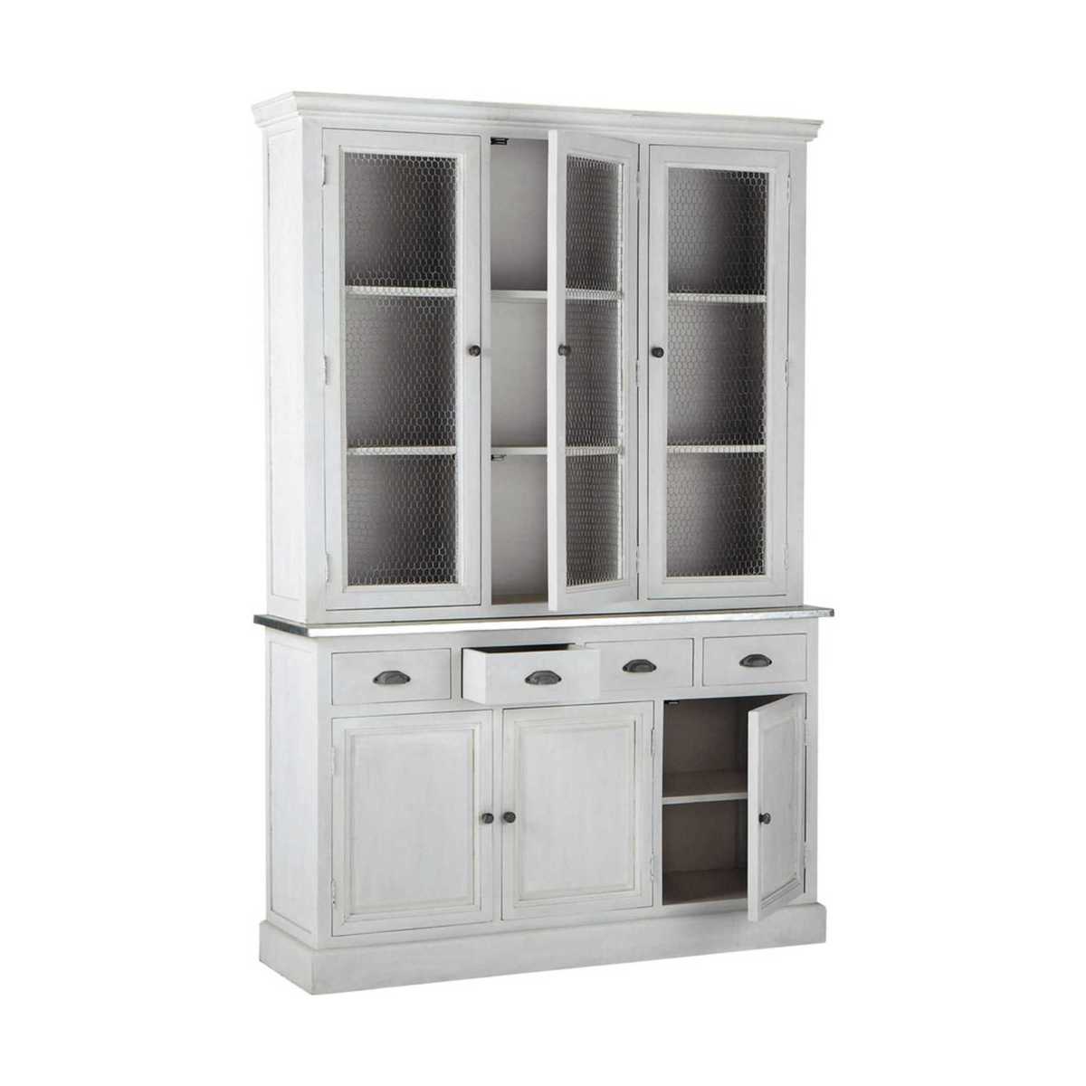 Acacia Wood Grey Dresser Zinc – image 2