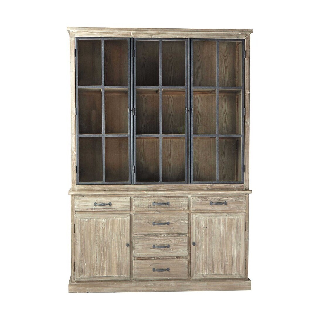 Recycled Pine Display Cabinet – image 1