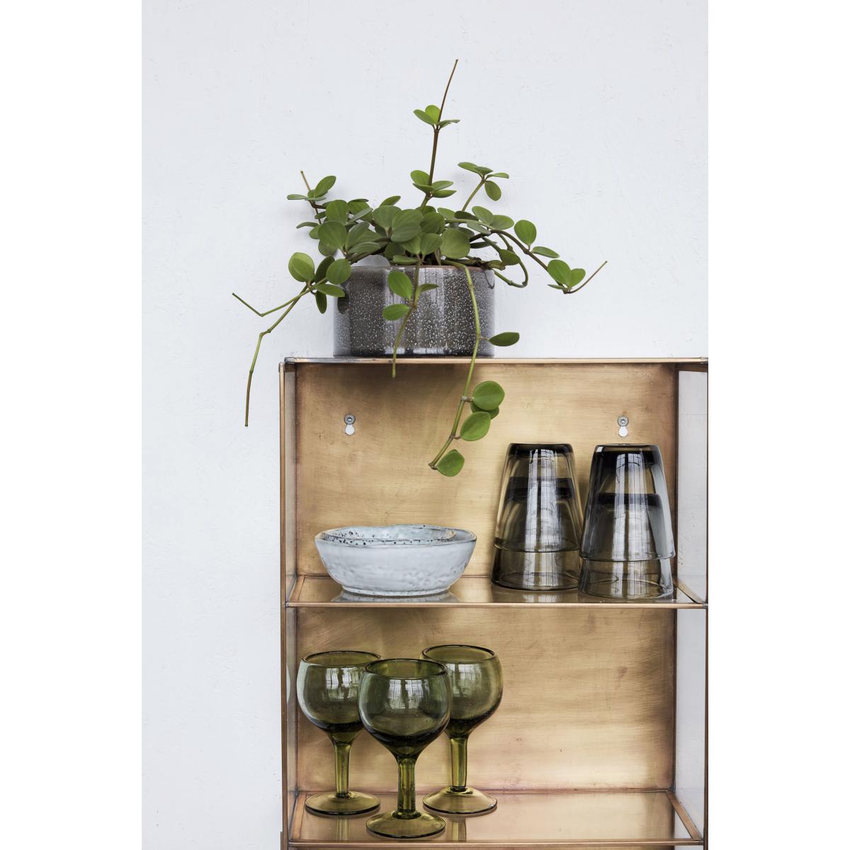 Cabinet Large Wall storage - / Showcase - L 35 x H 80 cm by House Doctor Transparent/Copper – image 5