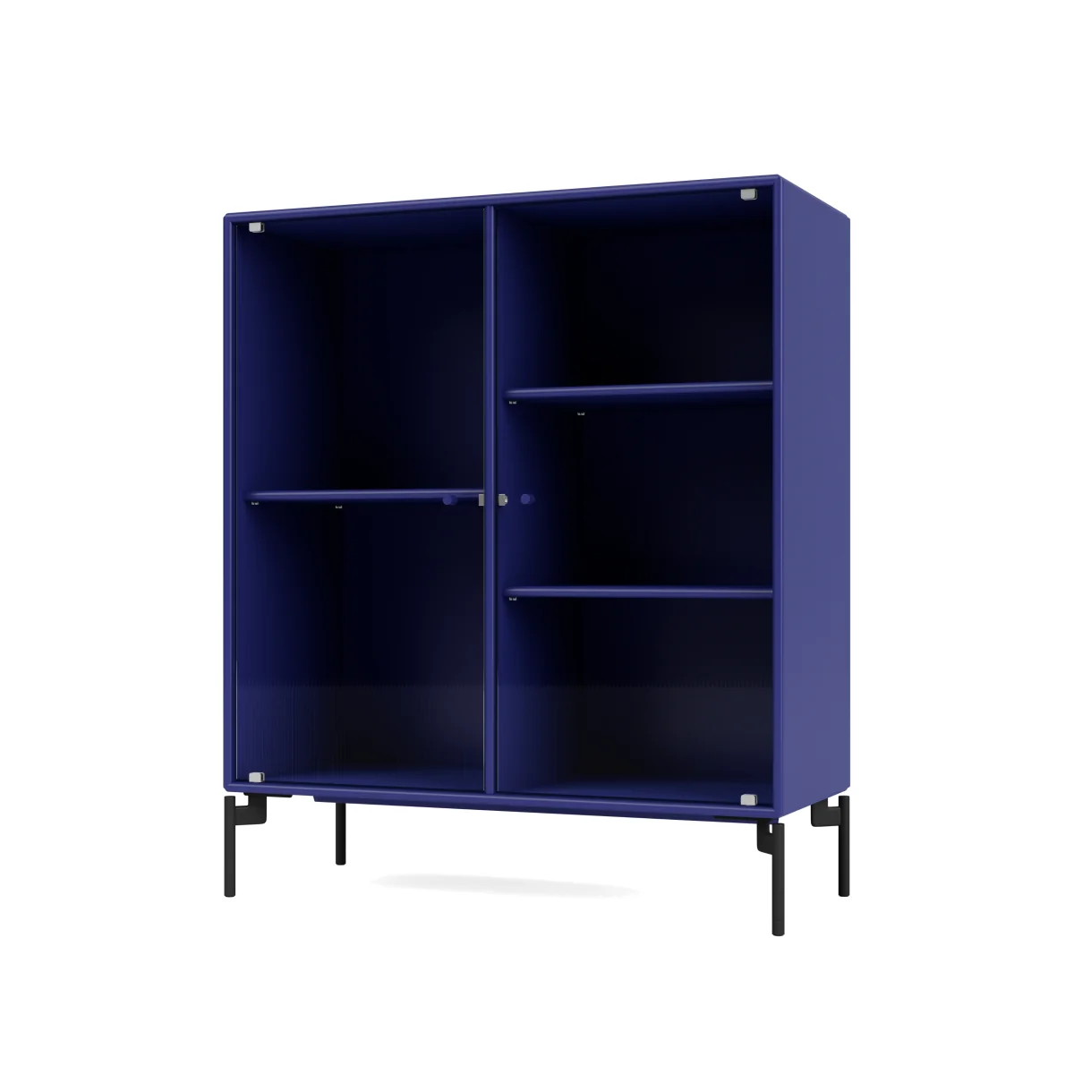 Montana Ripple II display cabinet 69.6x82.2x30 cm Monarch-legs black