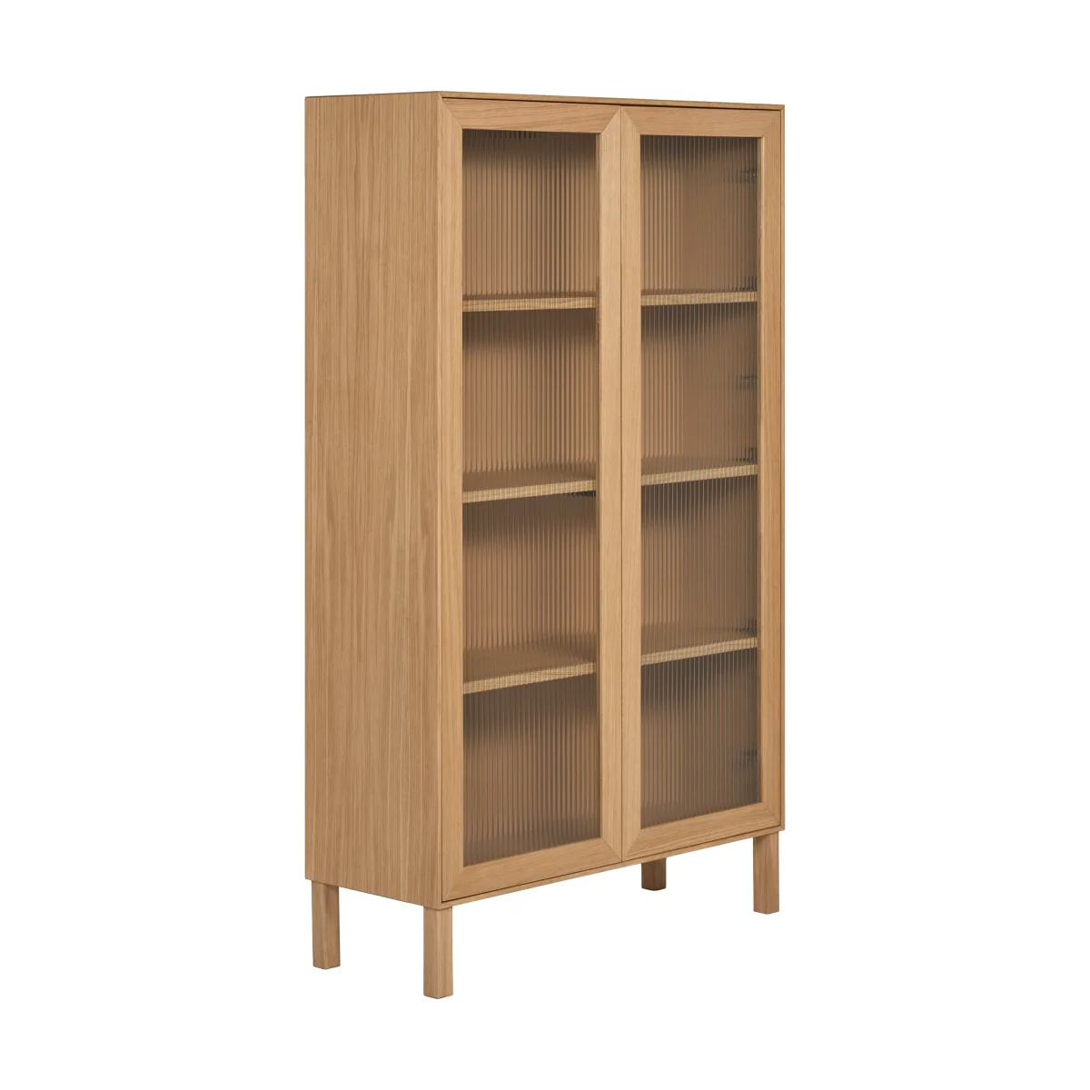 1898 Lid display cabinet White pigmented oak – image 3