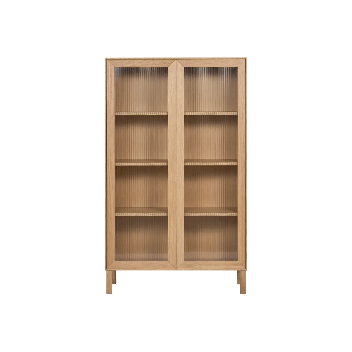 1898 Lid display cabinet White pigmented oak – image 1
