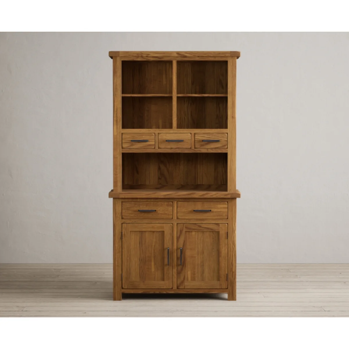 Harrogate Rustic Solid Oak Small Dresser – image 4