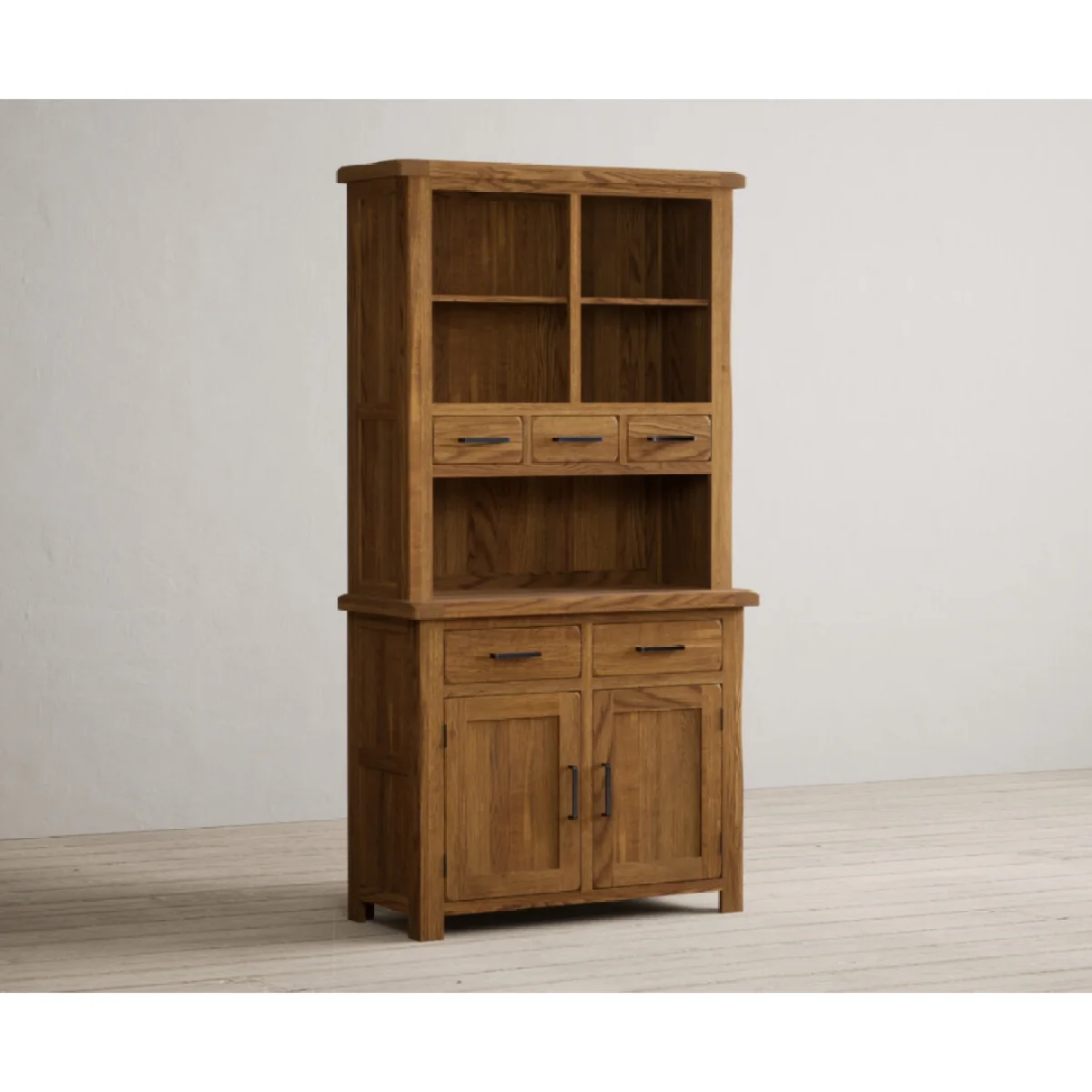 Harrogate Rustic Solid Oak Small Dresser – image 5