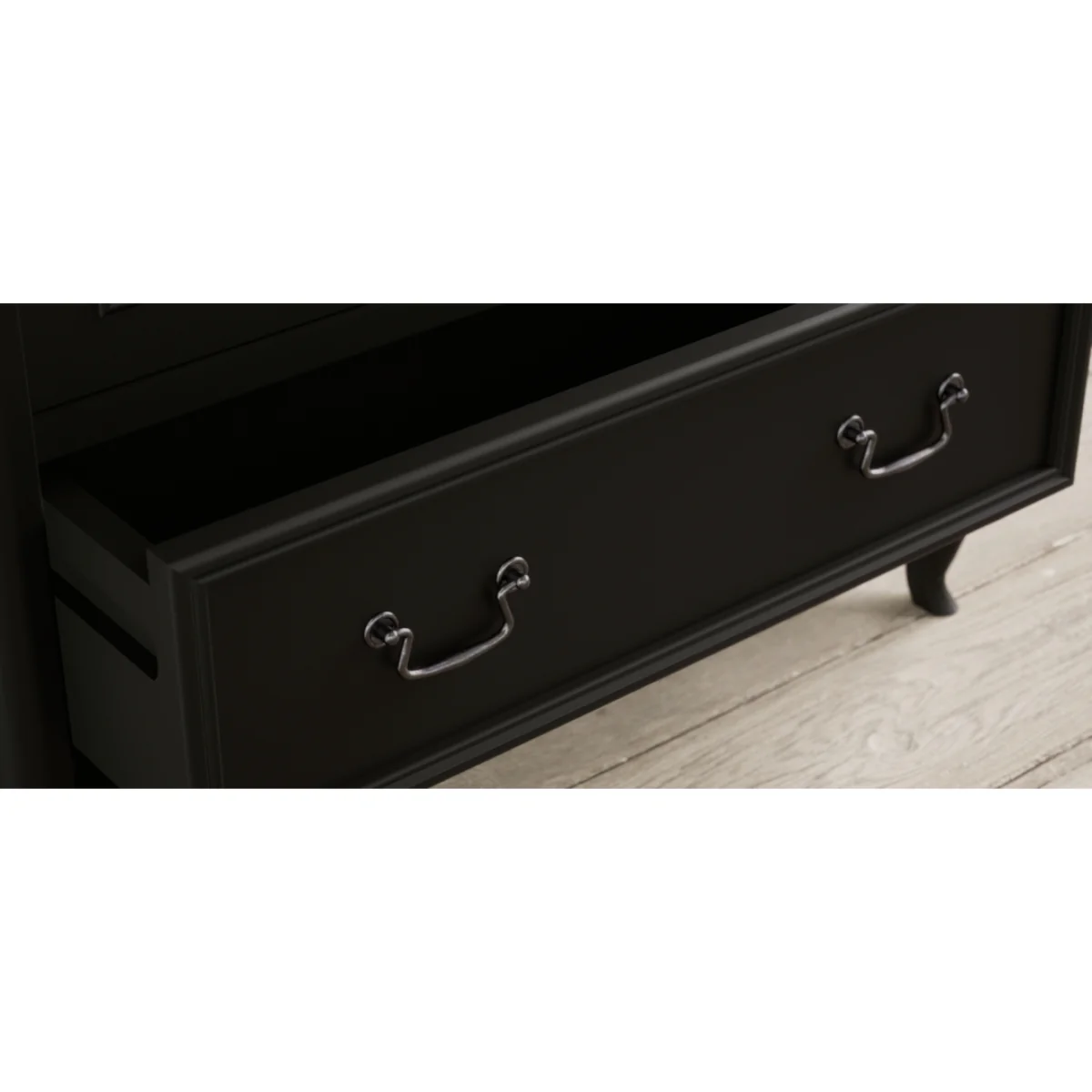 Chateau Noir Oak and Black Painted Display Cabinet – image 10