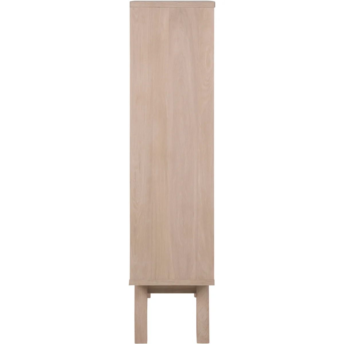 A-Line Display Cabinet with 2 Drawers and 2 Shelves - White Oak – image 7