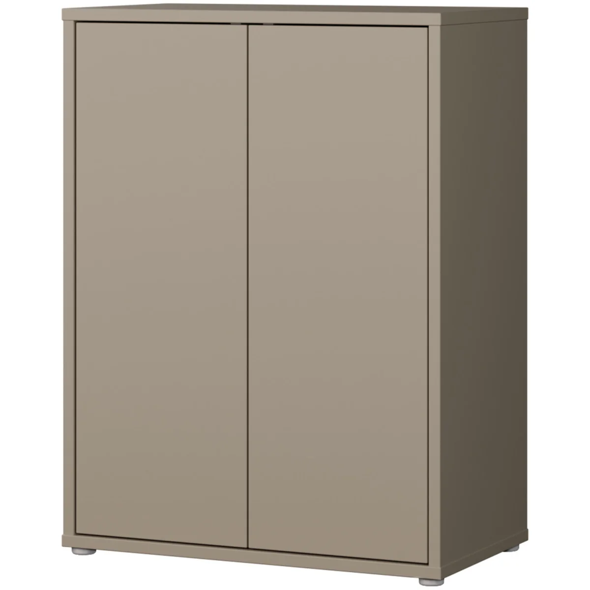 Alice Springs Tall 2 Door Cabinet with Push-Open Doors in Light Grey - Night Blue – image 14