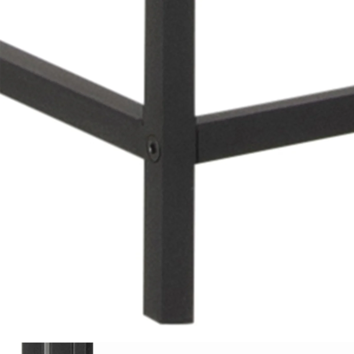Seaford Tall Black Metal 2 Door Display Cabinet - Black – image 5