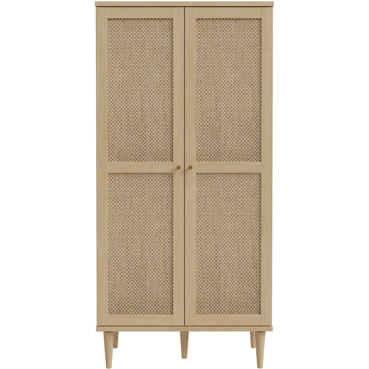 Calasetta 2 Door Display Cabinet in Rattan - Rattan – image 3