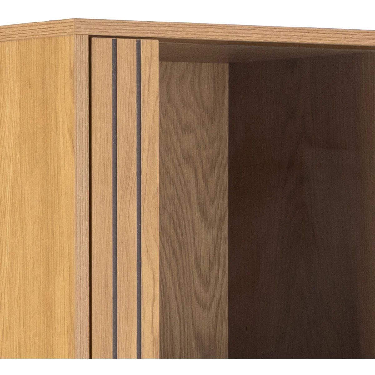 Jaipur Display Cabinet With 4 doors and 6 Shelves in Wild Oak - Wild Oak – image 6