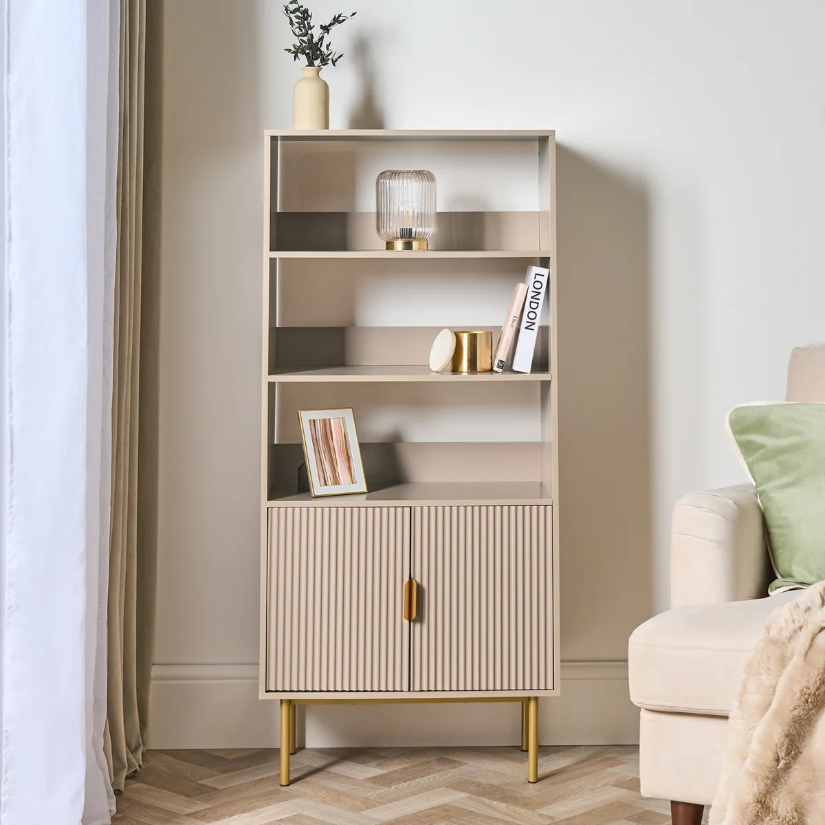 OHS Ribbed Display Unit - Natural