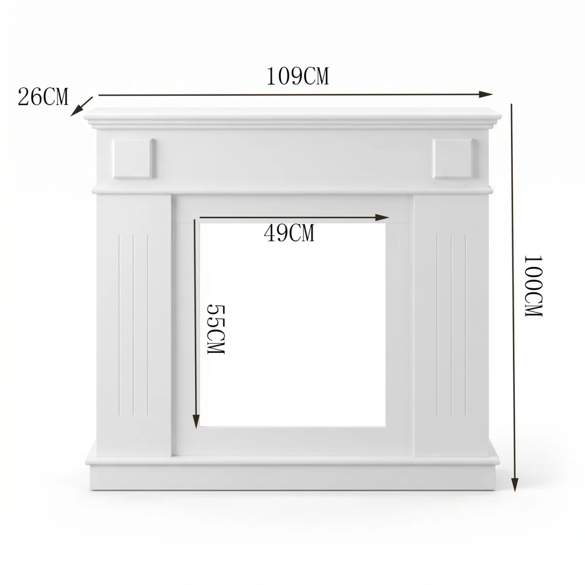 Decorative Fireplace Surround Mantel – image 3