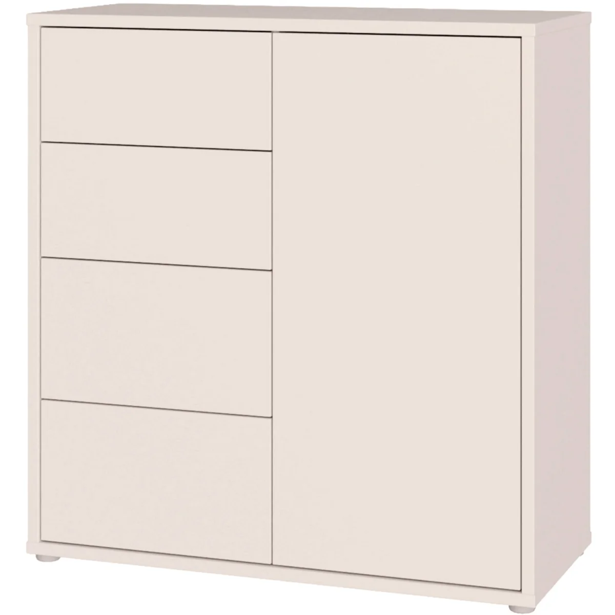 Alice Springs Storage Unit with 4 Drawers & 1 Door with Push-Open in Sand - Sand – image 2